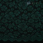 Krajka s bordurou tmavě zelená – Zboží Dáma