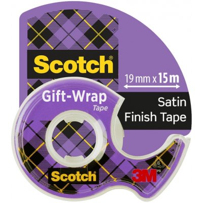 Scotch 3M páska na balení dárků 19 mm x 7 ,5m – Hledejceny.cz