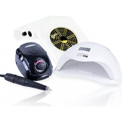 Starnails Nail Drill JD102 sada Uv Led Lamp S7 Nail Dust Collector bruska na nehty s UV lampou a odsávačkou – Zbozi.Blesk.cz