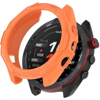 VSECHNONAMOBIL TPU HALF COVER Obal pro Garmin Approach S70 47mm oranžový 63764 – Zboží Živě