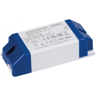 DRIVE LED N 15W 12V je elektronický napěťový transformátor s konstantním napětím – Zboží Živě