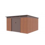 G21 Zahradní domek GRAH 1132 - 340 x 333 cm hnědý – Zboží Dáma