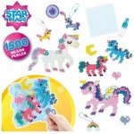 AQUABEADS Jednorožci set korálky 1500ks s doplňky spojování vodou – Zboží Dáma