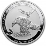 Mince Austrálie 1 oz Stříbro Orel klínový BU eagle