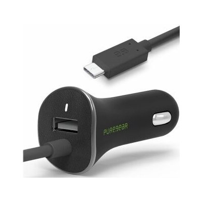 PureGear USB autonabíječka + USB-C kabel Barva / Kvalita: Černá – Hledejceny.cz