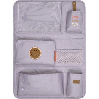 Lässig Car Wrap To Go Happy Print s mid night modrá – Sleviste.cz