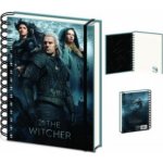 CurePink Blok s kroužkovou vazbou Netflix The Witcher Zaklínač Connected By Fate A5 21 x 14,8 cm SR73545 – Zbozi.Blesk.cz