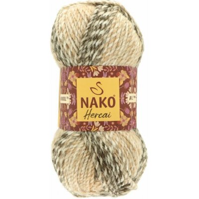 Nako Hercai 7309 béžová a šedá – Zboží Dáma