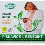 Organika pískavice & BENEDIKT 2 x 60 kapslí – Hledejceny.cz