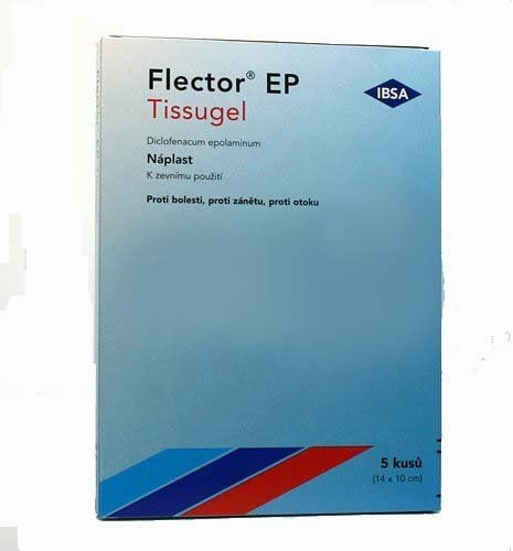 Flector EP Tissugel 180 mg.tdr.emp.5 ks od 192 Kč - Heureka.cz