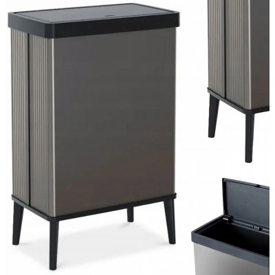 Curver Odpadkový koš Verto High 54 l šedý – Zboží Mobilmania