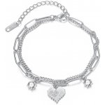 Mabell dámský náramek z chirurgické oceli ANGELICA CZ221GS1227SC45 – Hledejceny.cz