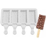 Silikonová forma na nanuky srdíčka 7x3,5 cm - Cakesicq - Cakesicq – Zbozi.Blesk.cz