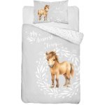 Detexpol povlečení do postýlky Malý Pony šedá 100 x 135 cm 40 x 60 cm – Sleviste.cz
