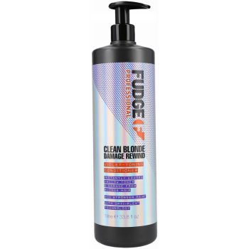 Fudge Clean Blonde hydratační kondicionér na ochranu barvy pro blond vlasy Violet Toning Conditioner 1000 ml