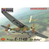 Sběratelský model Kovozávody Prostějov Praga E 114B Air Baby 3x camo 1:72