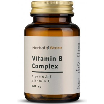 Vitamin B Complex s přírodním Vitamínem C 50 kapslí – Hledejceny.cz