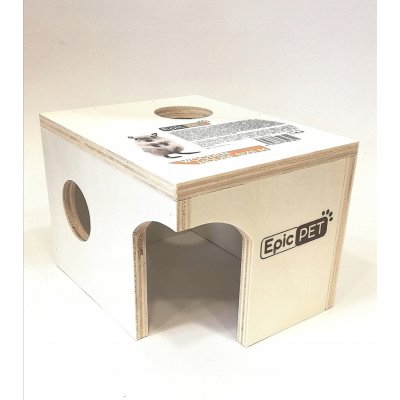 EPIC PET Domeček EPIC PET dřevěný XL 35 cm – Zbozi.Blesk.cz