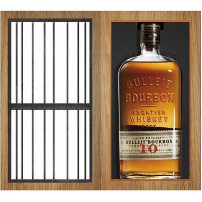 Bulleit Bourbon Frontier the Cage 10y 0,7 l 45,6% (karton)