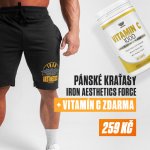 teplákové Iron Aesthetics Force Čierna černé – Sleviste.cz