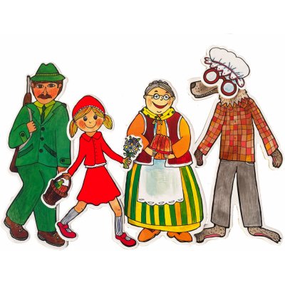 Marionetino Červená Karkulka loutky loutky pro děti – Zbozi.Blesk.cz