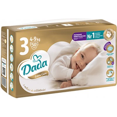 Dada Extra Care 3 4-9 kg 50 ks – Zbozi.Blesk.cz