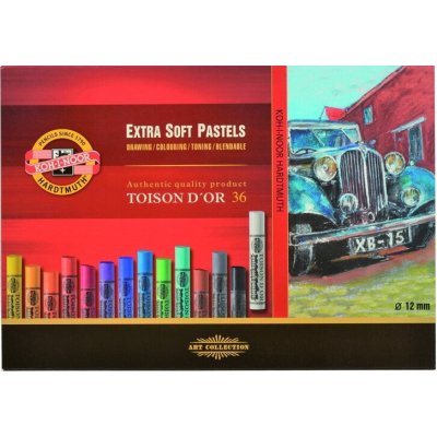 Koh-i-noor Set of Artist's extra soft pastels sada suchých pastelů 12 ks – Hledejceny.cz