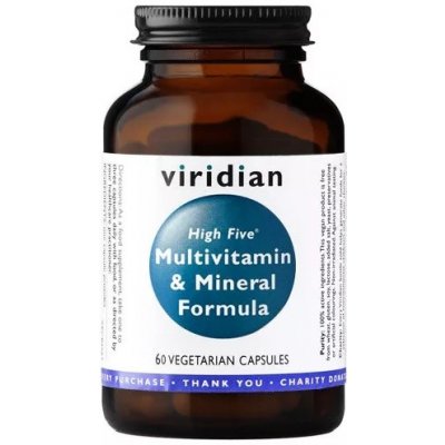 Viridian High Five Multivitamin & Mineral Formula 60 kapslí