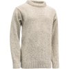 Pánský rolák Devold Nansen Sweather Crew Neck grey melange