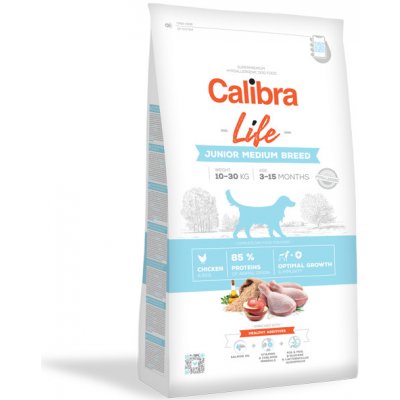Calibra Dog Life Junior Medium Breed Chicken 2,5 kg – Zboží Mobilmania