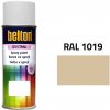 Barva ve spreji BELTON sprej 400 ml RAL 1019 | pololesklá nitrokombinační barva ve spreji