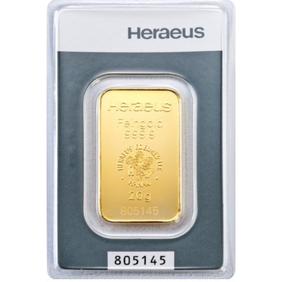 Heraeus zlatý slitek Kinebar 20 g – Hledejceny.cz
