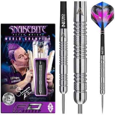 RedDragon steel Peter Wright Snakebite Euro11, 24 g, 85% wolfram – Hledejceny.cz