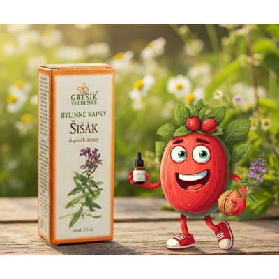 Grešík bylinné kapky Šišák 40% líh 50 ml – Hledejceny.cz