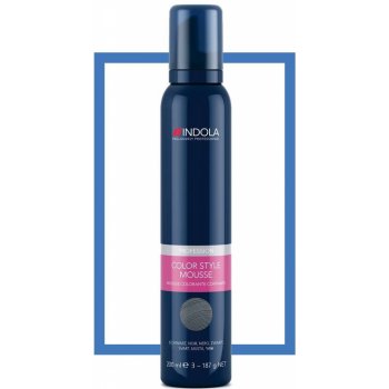 Indola Color Style Mousse Medium Brown tónovací Stylingová pěna 200 ml