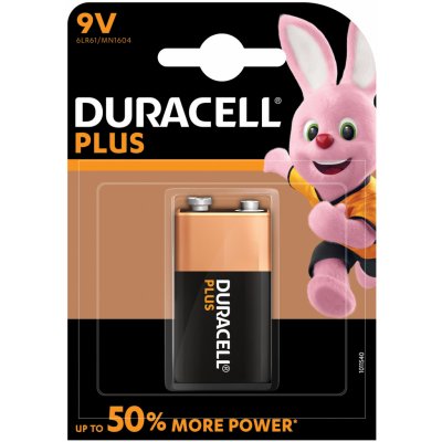 Duracell Plus Power 9V 1ks 5000394105485 – Zboží Mobilmania