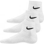 Nike ponožky Everyday Cushion Quarter 3PK sx7667 100 – Zboží Dáma