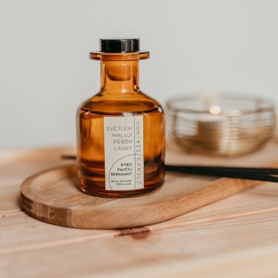 Vontree Candle Aroma difuzér Pačulí a Rybíz 120 ml – Zboží Dáma