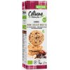 Bezlepkové potraviny Celiane glutenfree Celiane bezlepkové křehké ovesné sušenky s kousky čokolády a lískovými ořechy 120 g