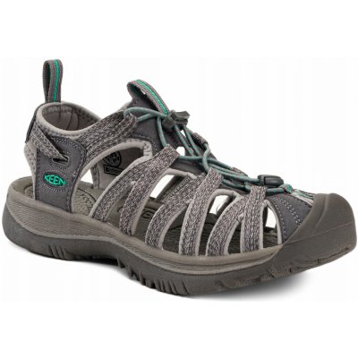 Keen Whisper W medium šedá grey/peacock green – Zboží Mobilmania