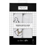 Meyco Zavinovačka 2 balení Animal Uni white – Sleviste.cz