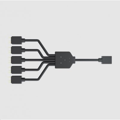 Cooler Master ARGB 5-way Splitter kabel černá (MFX-AWHN-1NNN5-R1) – Zboží Mobilmania