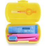 Curaprox Travel set žlutý 2 ks zubních kartáčků + zubní pasta 10 ml dárková sada – Hledejceny.cz