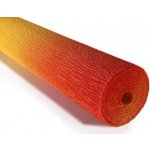 Cartotecnica Rossi Krepový papír role 180g (50 x 250cm) - oranžovo-žlutá 576/9 – Zboží Dáma