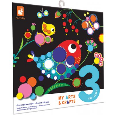 Janod My arts&crafts Kreatívna sada Okrúhle nálepky – Hledejceny.cz