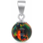 Brilio Silver stříbrný přívěsek s barevným syntetickým opálem PT110WBC – Hledejceny.cz