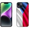 Pouzdro a kryt na mobilní telefon Apple Pouzdro mmCase Gelové iPhone 14 - česká vlajka