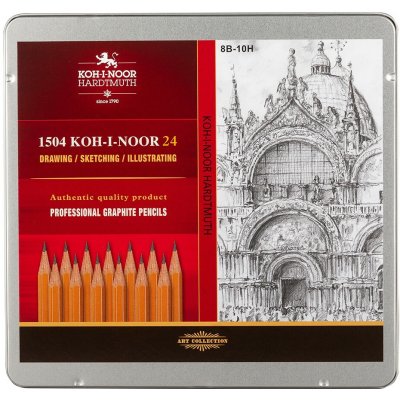 Koh i Noor 1504/24 8B–2H 24 ks – Zboží Živě