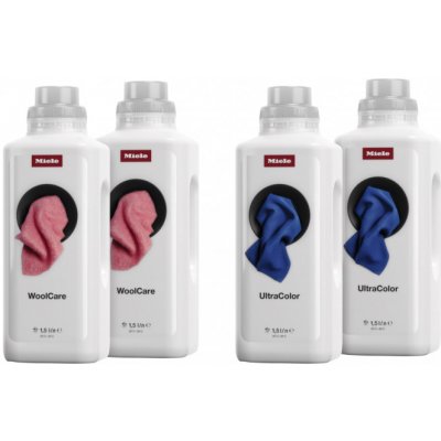 Miele UltraColor a Miele WoolCare Prací prostředek 4 x 1,5 l – Sleviste.cz
