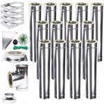 Solid izolovaný komín Slim Plus 1,0 130mm 13m – Zboží Dáma